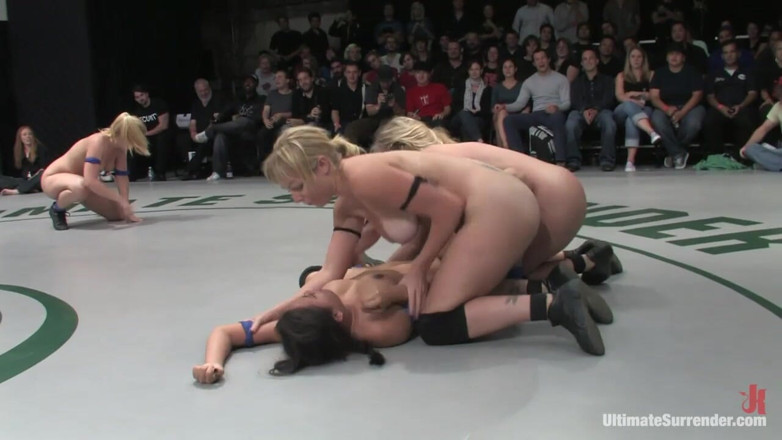 Ultimate surrender by Kink: Live Tag Team League Team Black Vs Team Blue