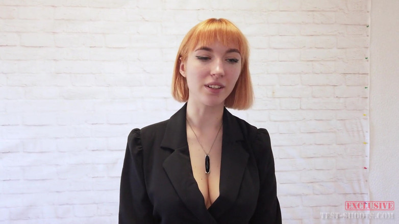 Test-Shoots: Redhead Big Tits Teen Lilly Mays Nude Video Casting Interview