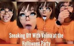 Sneaking off with Velma at the Halloween Party