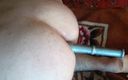 SexyBoygay2023: Pasywna dziwka uderza się pasem w tyłek i rucha anal...