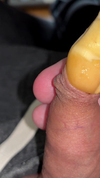 Wake up with Small Hard Uncut Cock