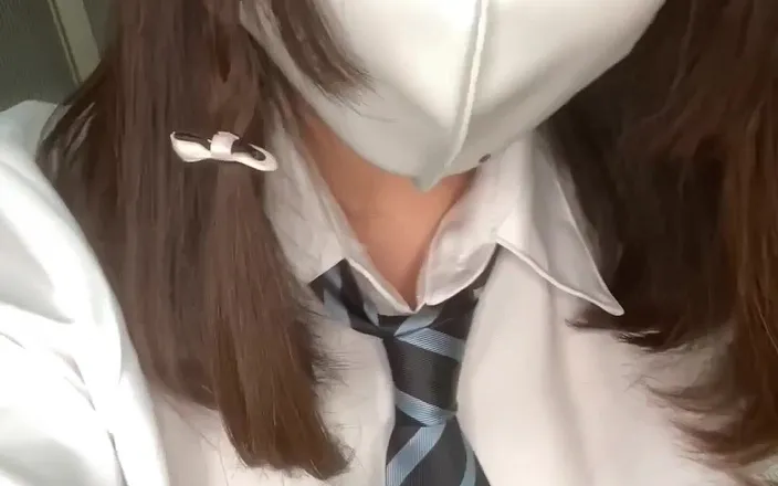 Gionji Miyu: [Miyu's fantasy] Telephone sex with her boyfriend in her school...