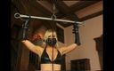 Bizzarre World: Sexo bondage con hermosa milf rubia atada en manos y...