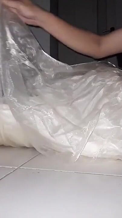 White Bridesmaid Gown Masturbation (Naomisinka)