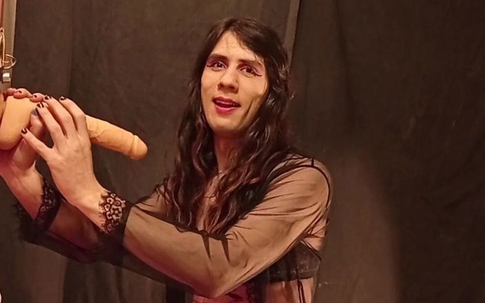 Dii Vampy: Baise à la machine pendant une gorge profonde