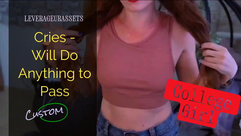 Leverageurassets: Awek kolej berambut merah akan melakukan apa sahaja untuk lulus - 553