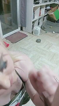 The Lady Is Sucking Me off.