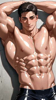 Ai Porn Hunks in posa