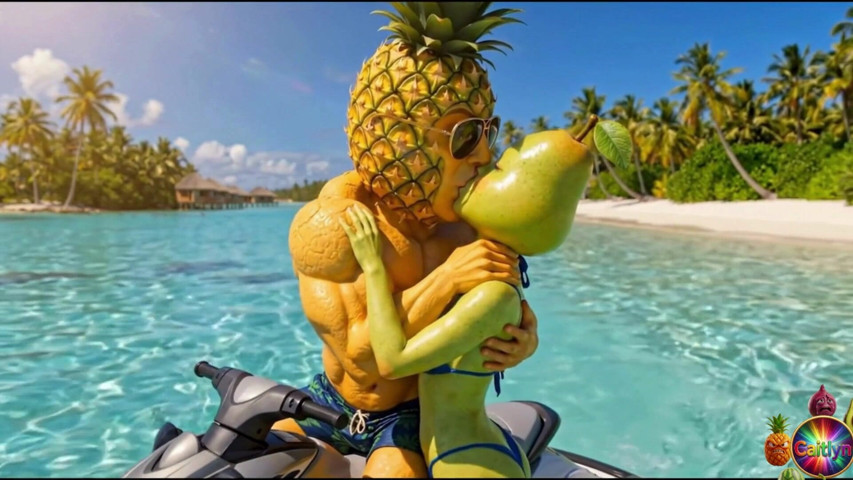 Episode 4 - Cute Pineapple Girl and Sweet Avocado Man Sharing Gentle Tropical Moments AI Hentai (Caitlynvx)
