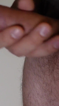 Milked My Thick Uncut Cock Again