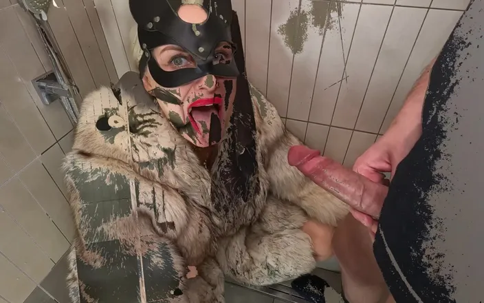 Crazywifeslut: Wash My Dirty Fur Coat with My Own Throat Juice