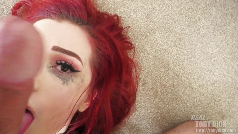 RealTobyDick: Slammed redhead with crazy-tight snatch