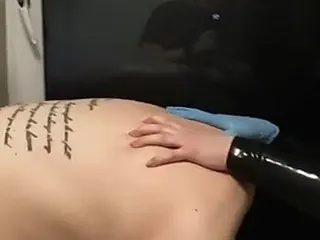 Diana Von Rigg: Femdom Anal Slut Strap-on Spitroast in the Shower