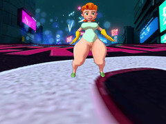 VR-Backalleytoonz: Velký zadek milf twerking její phat zadek