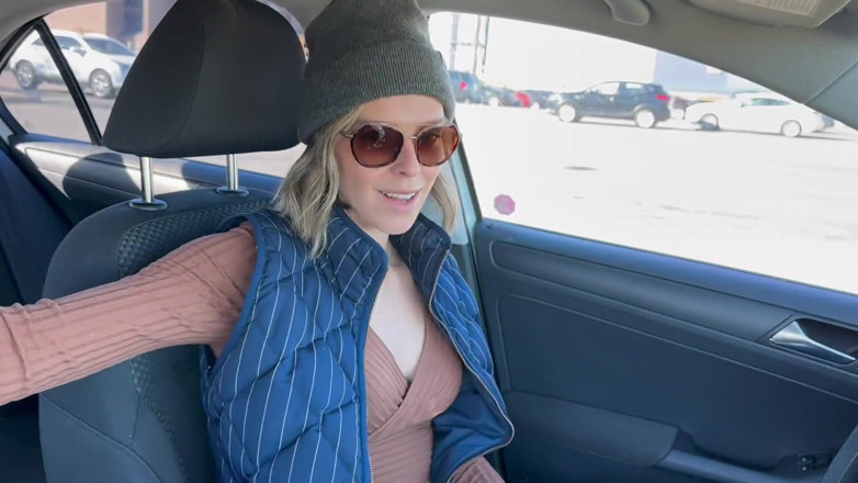 Serenity Cox: Cumming Hard in Grocery Store with Lush Remote Controlled Vibrator