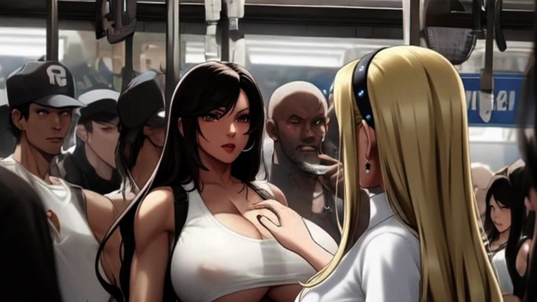 Spicy Toons: Tifa Takes the Train 1