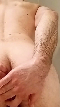 Prostate Vibrator Under the Shower