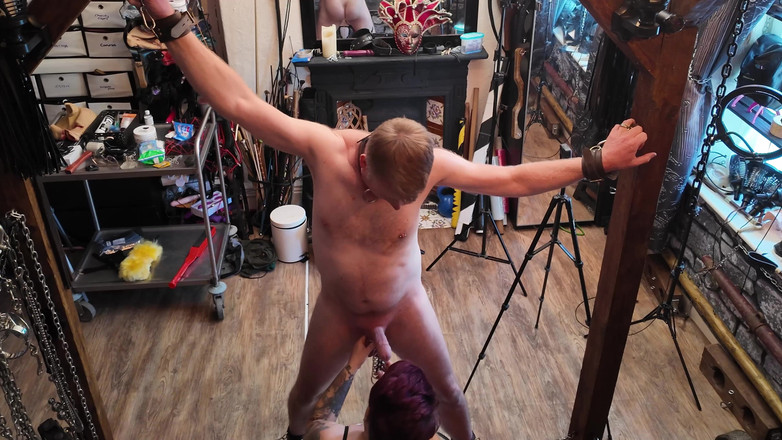 The Izars: Mistress Izar Takes Her Slave to the Dungeon