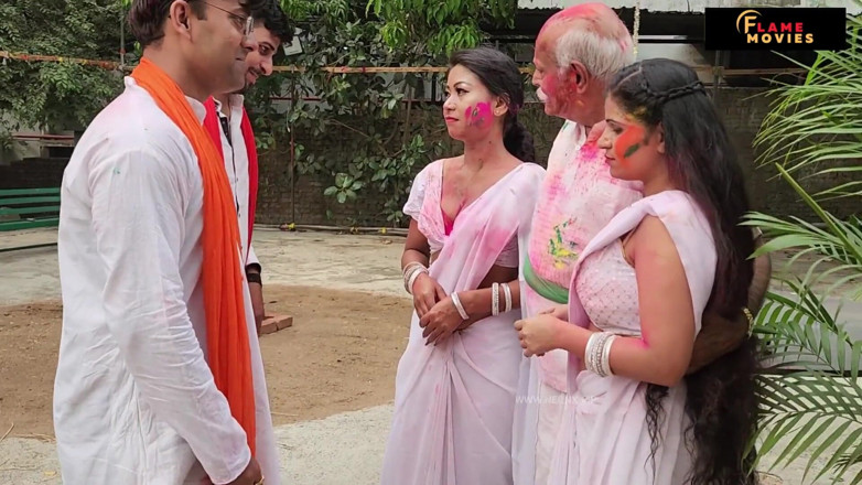 DesiHeat Studio: Mardana sasur scopata duramente con due bahu sesso a tre
