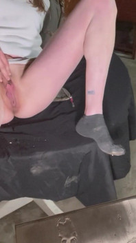 Pissing in Cold Garage