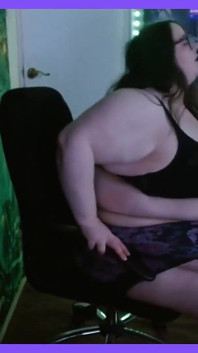 Stripping to My Underwear on Office Chair