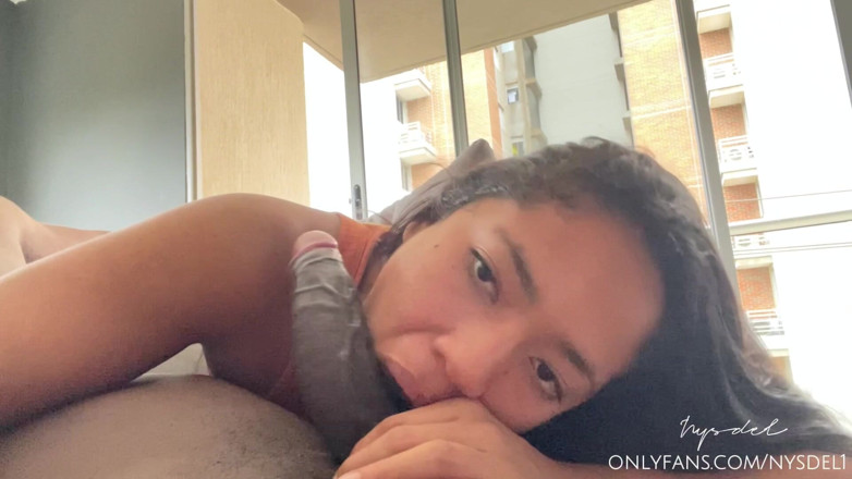 Nysdel: POV Blowjob with My Stepfather's Cock - Amateur Couple - Nysdel