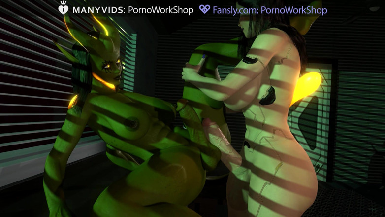 FutaPornoWorkshop: Succubus Futanari Have Anal Sex and Ejaculate Inside