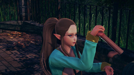 Waifu club 3D: Asked an elf girl to jerk off a big cock