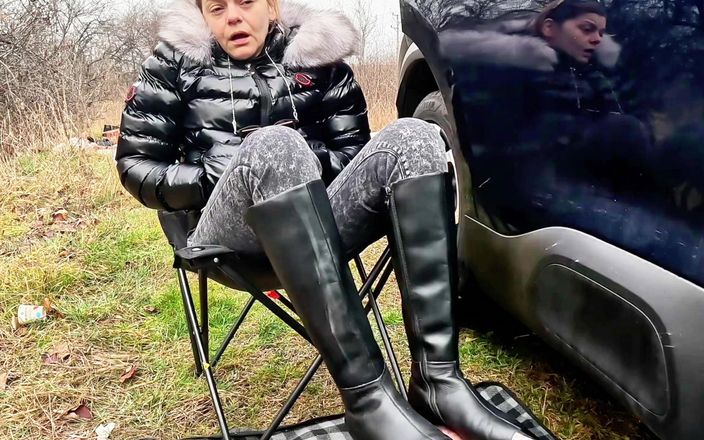 Mistressyammyboots: Un altro addestramento condotto dalla padrona sul suo schiavo