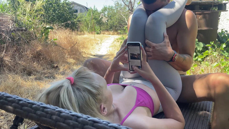 HotPrincessUA: Nieznajomy suche garby, podczas gdy ja go ignoruję