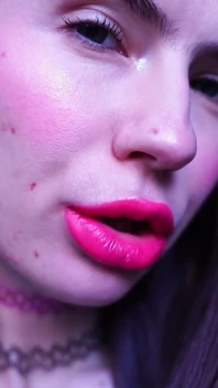 Pink Lipstick Kiss