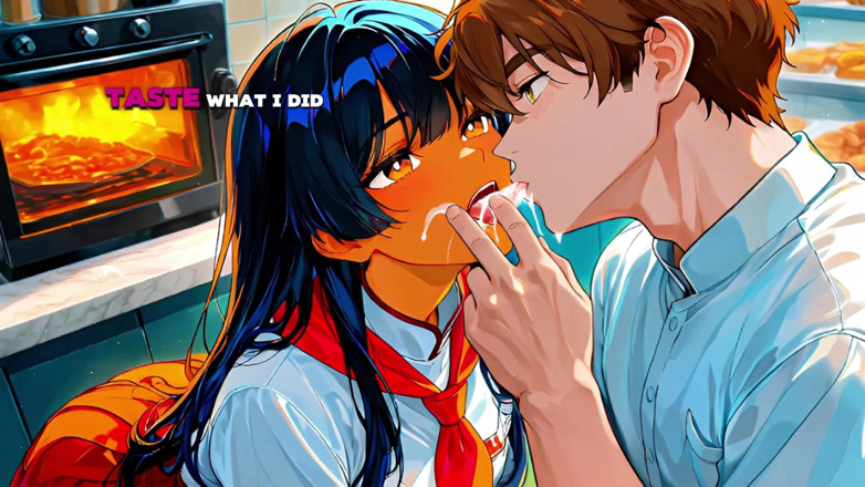 Private touch: Fırındaki küçük orospu, çırağın kalın penisiyle creampie'ye gidiyor - Ai Animation