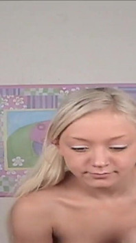Im Just a Silly Blonde Teen Girl Giving a Blowjob