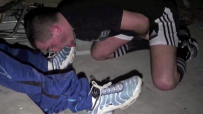 Sneaker gay: Fetish sexy con 2 ragazzo scally