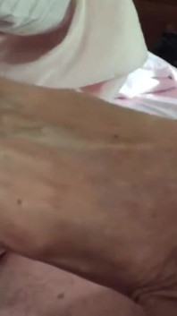 Stepaunt Annette Talks While Giving High Arch Footjob