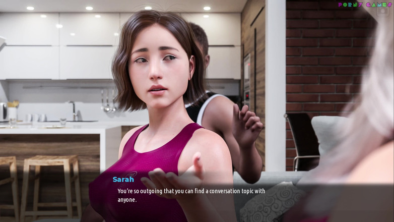 Porny Games: Milfs van Sunville door L7team - feuderende vrienden verzoenen het delen...