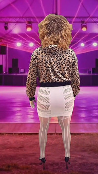 Open Breast Dress Sissy Flasher