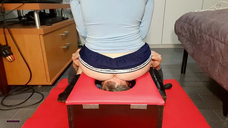 goddess82: Make Me Comfortable on Your Face! My Human Chair! Part 2