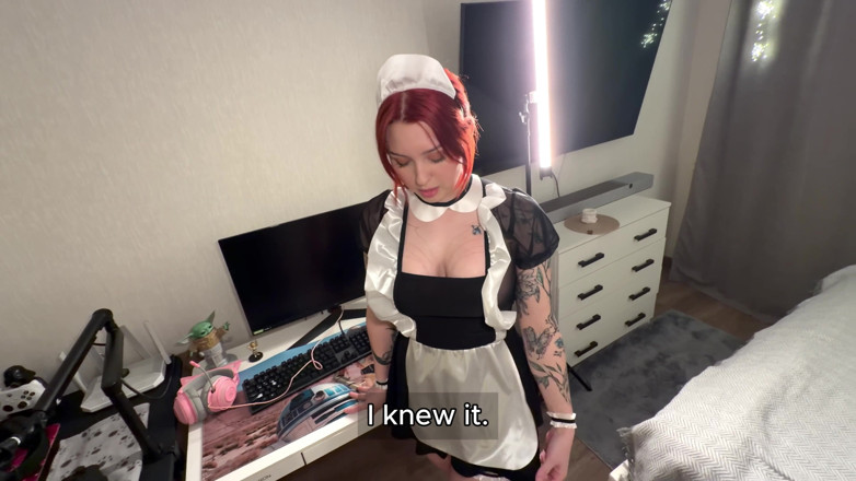 Honey Sasha: POV: Lustful Maid Gave Her Huge Ass as a Gift...