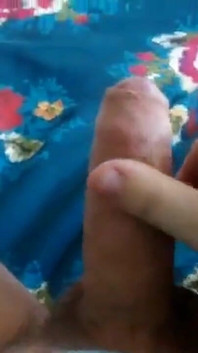 Feels Great Stroking My Foreskin