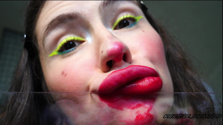 Rarible Diamond: Schmutziger red kiss + spuck-fetischküsse