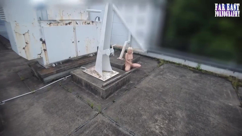 Far East pornography: Sarışın bir güzelle sırılsıklam oyun kötü ıslak çılgınlığında kendini sırılsıklam yapıyor ep-4