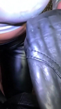 Nymphomaniac Stepmom Wants Cum Her Leather Clothes 282