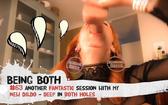 Being Both: #63-yine yeni dildoya bindim! Ne kadar da nefis! – Her ikisi...