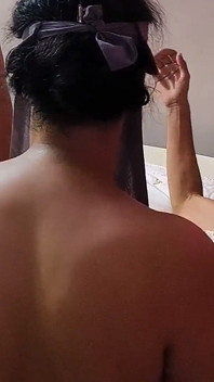 Arab Hijab Wife and Girlfriend with Big Arab Big Dick Threesome