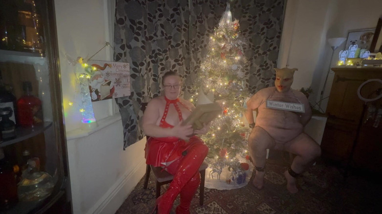 Aaexperiencesltd: Paní Kinkmasová vánoční příběh se Satanovým prasátkem.