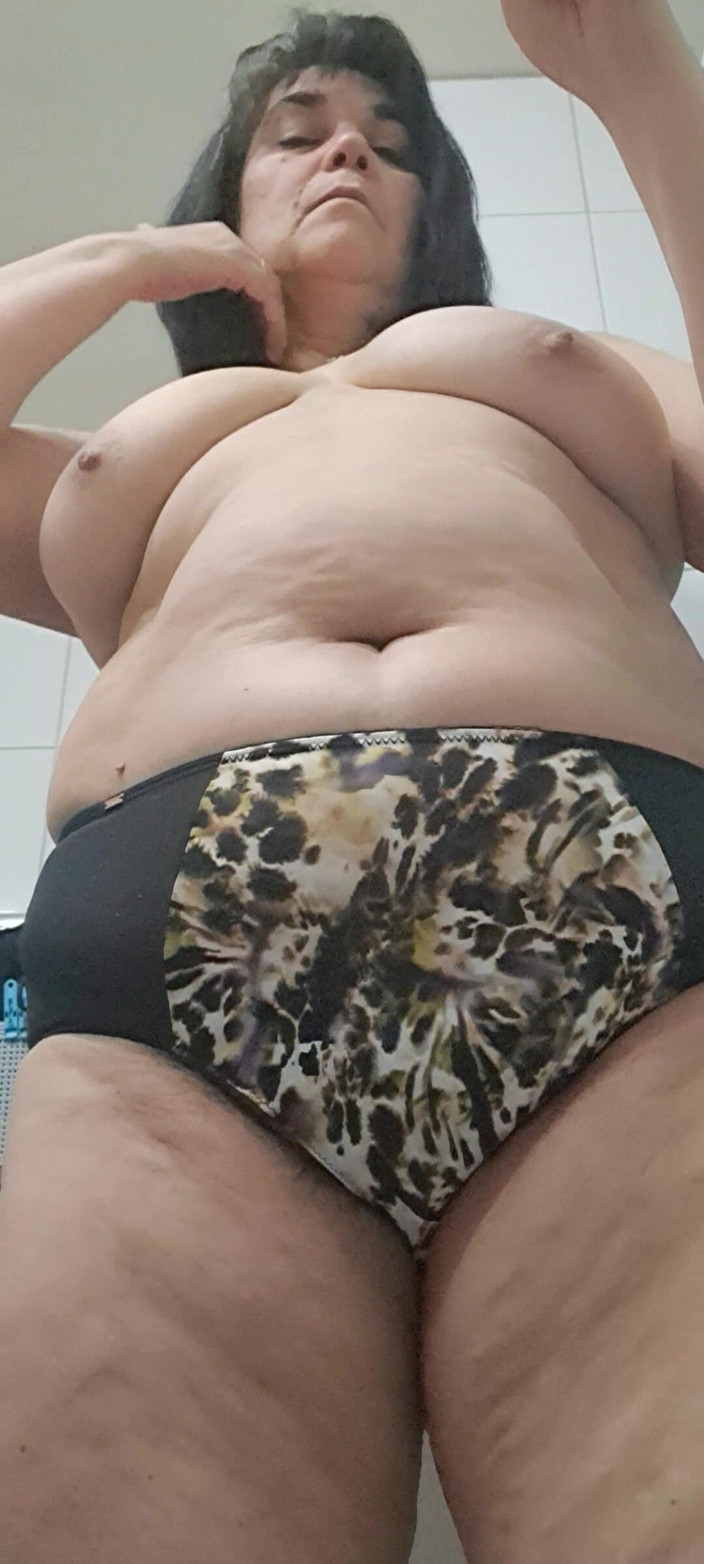 Mommy big hairy pussy: Putting My Fingers Under Her Panties, the Hole Is Very...