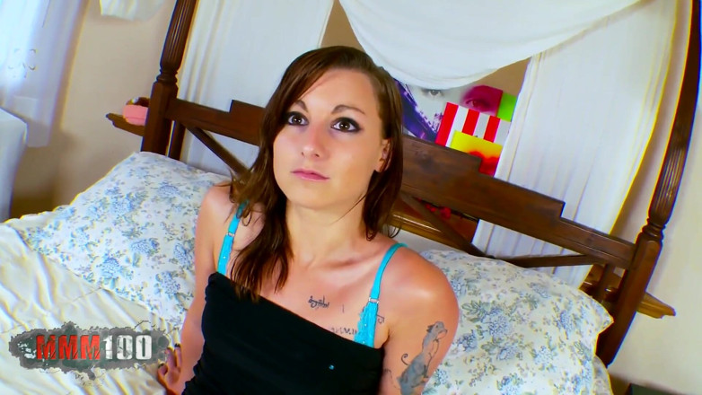 MMM100: Diese freche brünette mag schmutzigen sex wirklich!