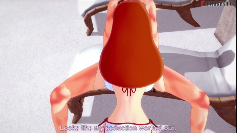 Fantasy king: Jessica Rabbit Blowjob in Pool