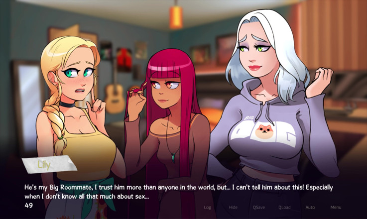 Porny Games: Life in woodchester 0.6.3 - cute babe gets her first dick